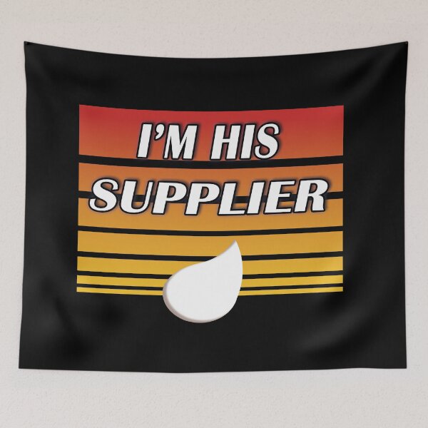 Item preview, I'm his supplier (orange) designed and sold by WordyDreams.