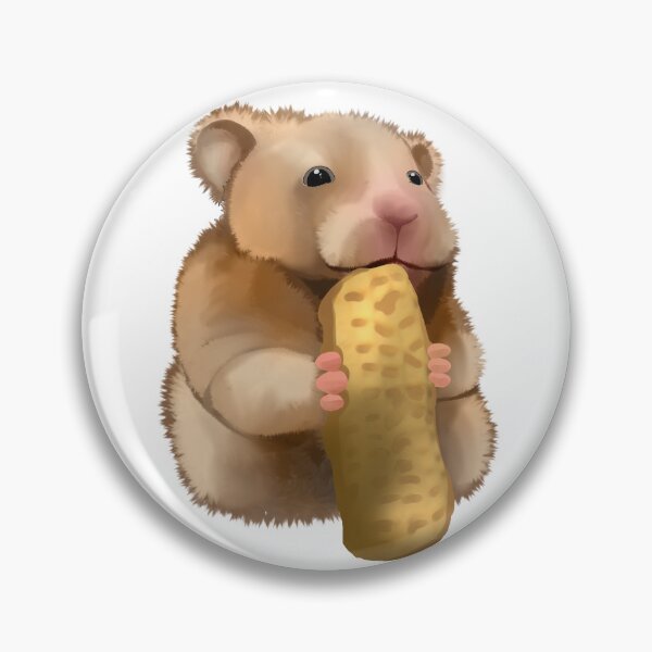 Item preview, Hamster eating peanut designed and sold by DaiChi3.