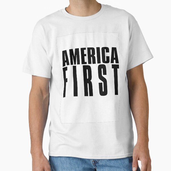 Item preview, America First - Donald Trump Slogan designed and sold by KHAOTICSHOP.
