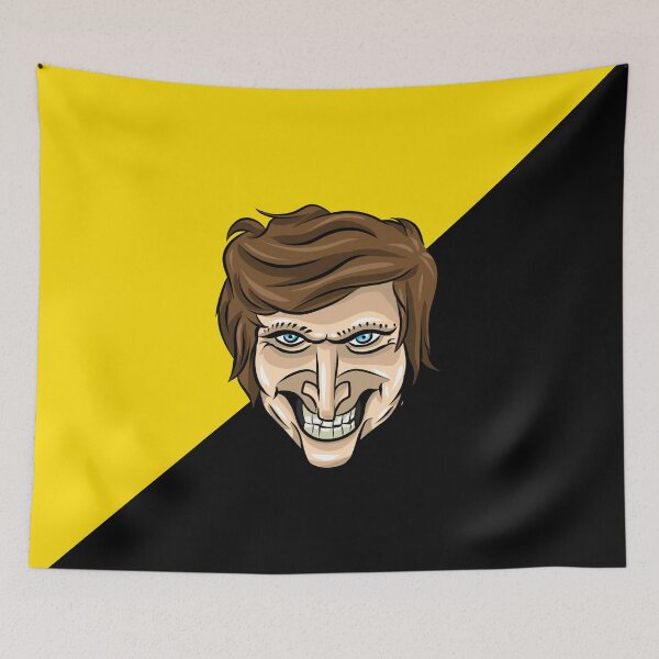 Item preview, Javier Milei flag Anarchocapitalism - Cartoon designed and sold by MechanicalART.