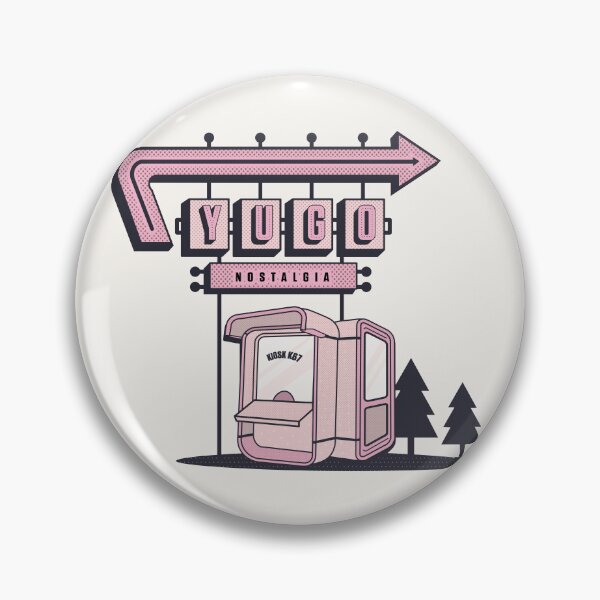 Item preview, Yugo Nostalgia Road Sign / Kiosk K67 | Ex Yu Girl Pink Kiosk | Yugoslavia Vibe designed and sold by La Nana .