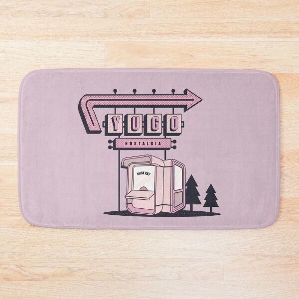 Item preview, Yugo Nostalgia Road Sign / Kiosk K67 | Ex Yu Girl Pink Kiosk | Yugoslavia Vibe designed and sold by La Nana .