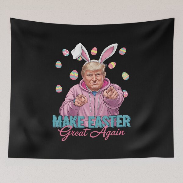 Item preview, Make Easter Great Again Funny Trump Bunny Spring Hunt Eggs   designed and sold by TalalosART.