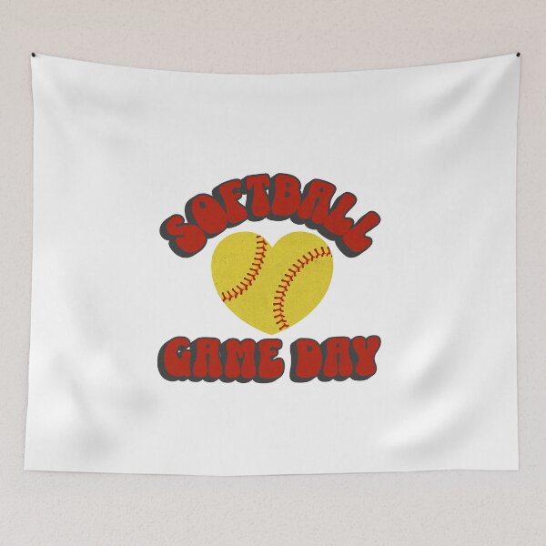 Item preview, Retro Softball Game Day designed and sold by Double7Designs.