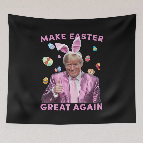 Item preview, Make Easter Great Again Funny Trump Bunny Spring Hunt Eggs designed and sold by TalalosART.