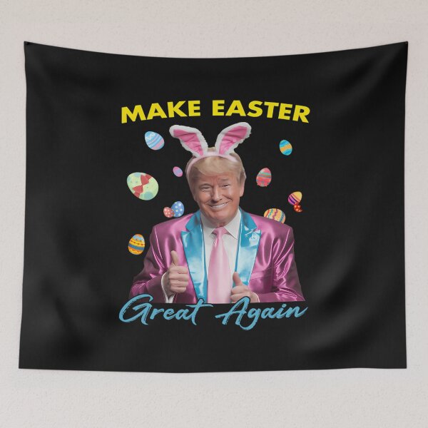 Item preview, Make Easter Great Again Funny Trump Bunny Spring Hunt Eggs  designed and sold by TalalosART.