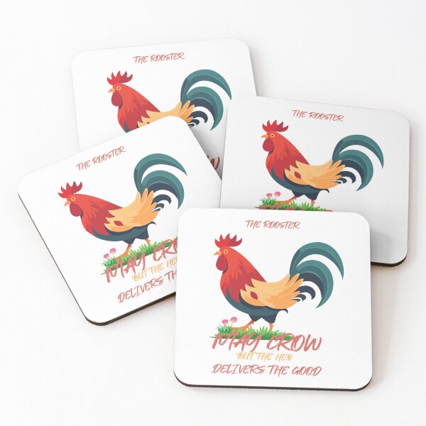 Item preview, The rooster with flowers designed and sold by LaUnArt.