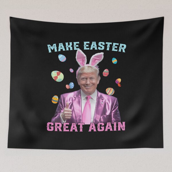 Item preview, Make Easter Great Again Funny Trump Bunny Spring Hunt Eggs designed and sold by TalalosART.