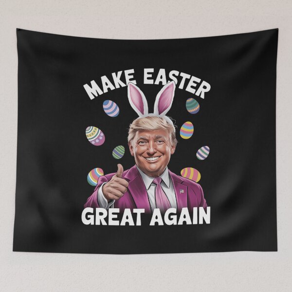 Item preview, Make Easter Great Again Funny Trump Bunny Spring Hunt Eggs  designed and sold by TalalosART.