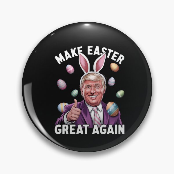 Item preview, Make Easter Great Again Funny Trump Bunny Spring Hunt Eggs  designed and sold by TalalosART.