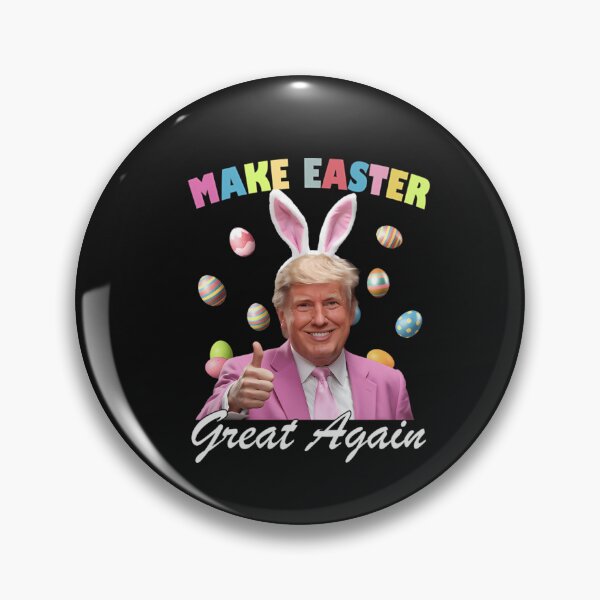Item preview, Make Easter Great Again Funny Trump Bunny Spring Hunt Eggs  designed and sold by TalalosART.