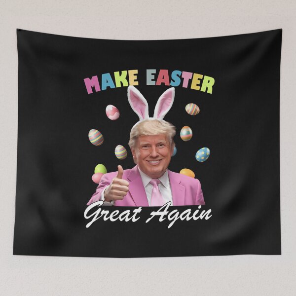 Item preview, Make Easter Great Again Funny Trump Bunny Spring Hunt Eggs  designed and sold by TalalosART.