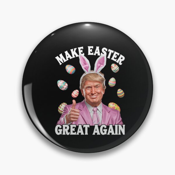 Item preview, Make Easter Great Again Funny Trump Bunny Spring Hunt Eggs designed and sold by TalalosART.
