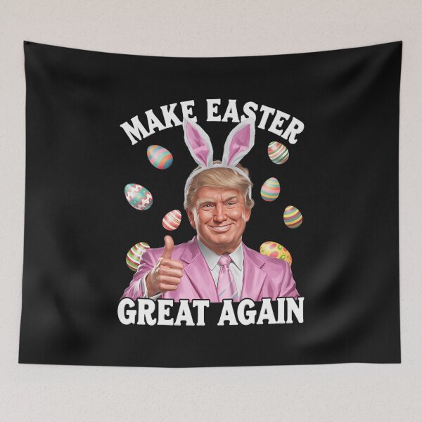 Item preview, Make Easter Great Again Funny Trump Bunny Spring Hunt Eggs designed and sold by TalalosART.