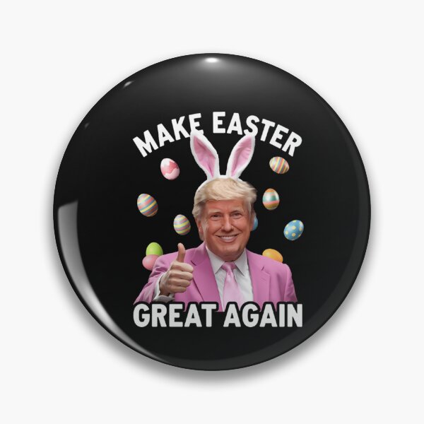 Item preview, Make Easter Great Again Funny Trump Bunny Spring Hunt Eggs  designed and sold by TalalosART.