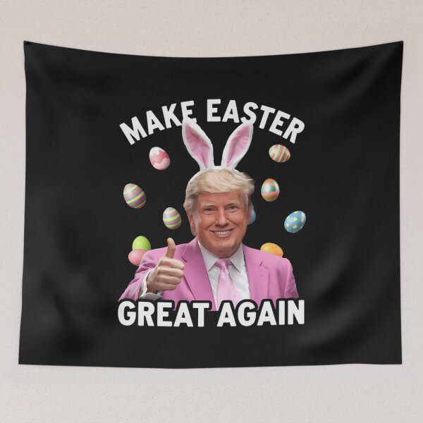 Item preview, Make Easter Great Again Funny Trump Bunny Spring Hunt Eggs  designed and sold by TalalosART.