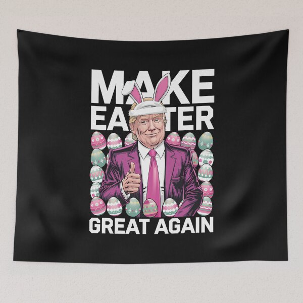 Item preview, Make Easter Great Again Funny Trump Bunny Spring Hunt Eggs designed and sold by TalalosART.