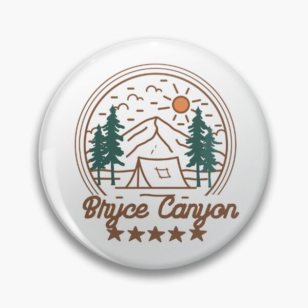 Item preview, Bryce Canyon National State Park Classic Doodle T-shirt Sticker designed and sold by ThinkNature!.