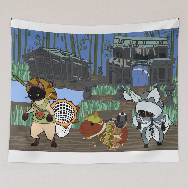 Item preview, Pip, Hana and Yuna in the World of Monster Hunter designed and sold by artsforsmarts.