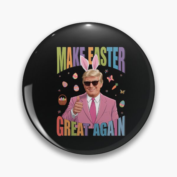 Item preview, Make Easter Great Again Funny Trump Bunny Spring Hunt Eggs  designed and sold by TalalosART.