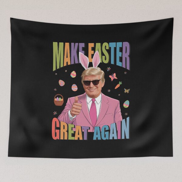 Item preview, Make Easter Great Again Funny Trump Bunny Spring Hunt Eggs  designed and sold by TalalosART.
