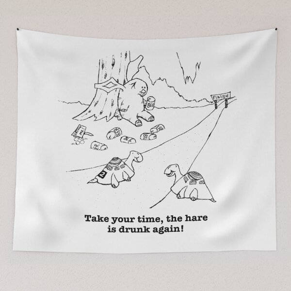 Item preview, The hare is drunk again! designed and sold by Quahx.