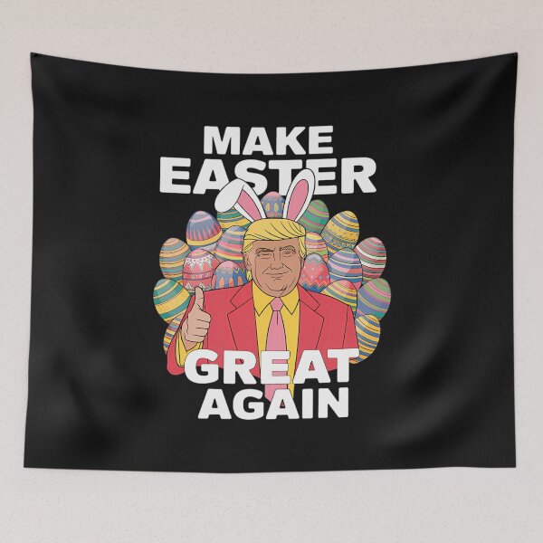 Item preview, Make Easter Great Again Funny Trump Bunny Spring Hunt Eggs  designed and sold by TalalosART.