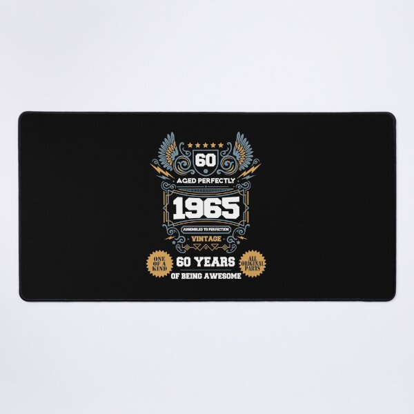 Item preview, Vintage Aged Perfectly Awesome Since 1965 Legend, Limited Edition, 60th Birthday, Assembled to perfection, Legend is Born, 60 years of being awesome, One of a kind Birthday designed and sold by DjenShop.