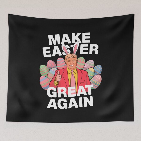 Item preview,  Make Easter Great Again Funny Trump Bunny Spring Hunt Eggs  designed and sold by TalalosART.