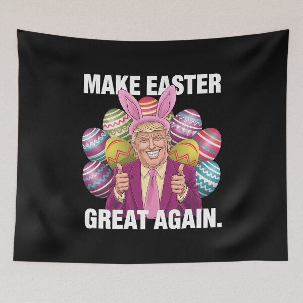 Item preview, Make Easter Great Again Funny Trump Bunny Spring Hunt Eggs designed and sold by TalalosART.