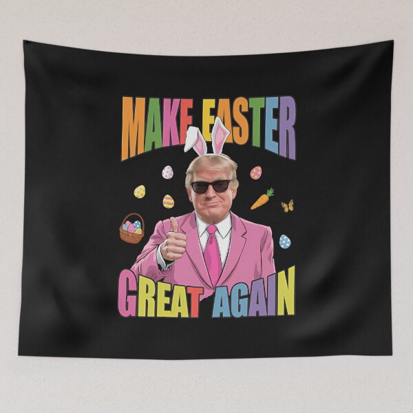 Item preview, Make Easter Great Again Funny Trump Bunny Spring Hunt Eggs designed and sold by TalalosART.