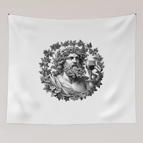 Item preview, Dionysus Divine Charm Delight in the Radiance of This Portrait designed and sold by NTGUILTY.