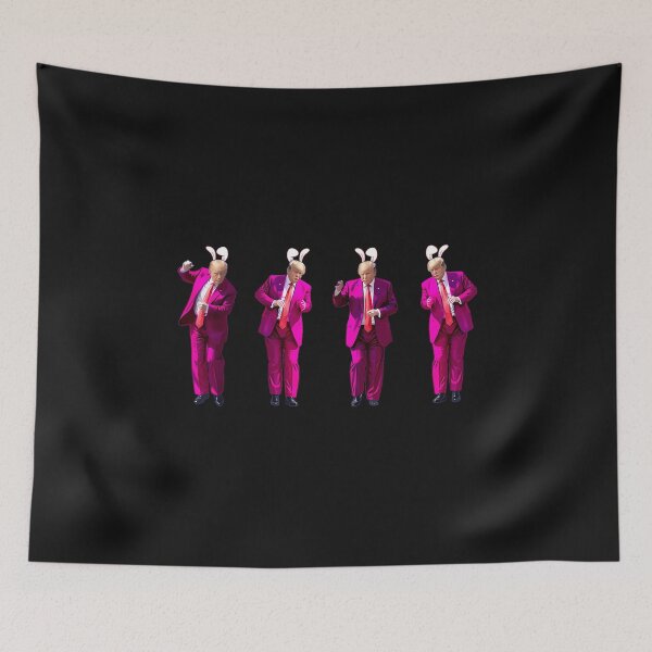 Item preview, Happy Easter Bunny Spring Hunt Eggs Rabbit Funny Trump Dance  designed and sold by TalalosART.