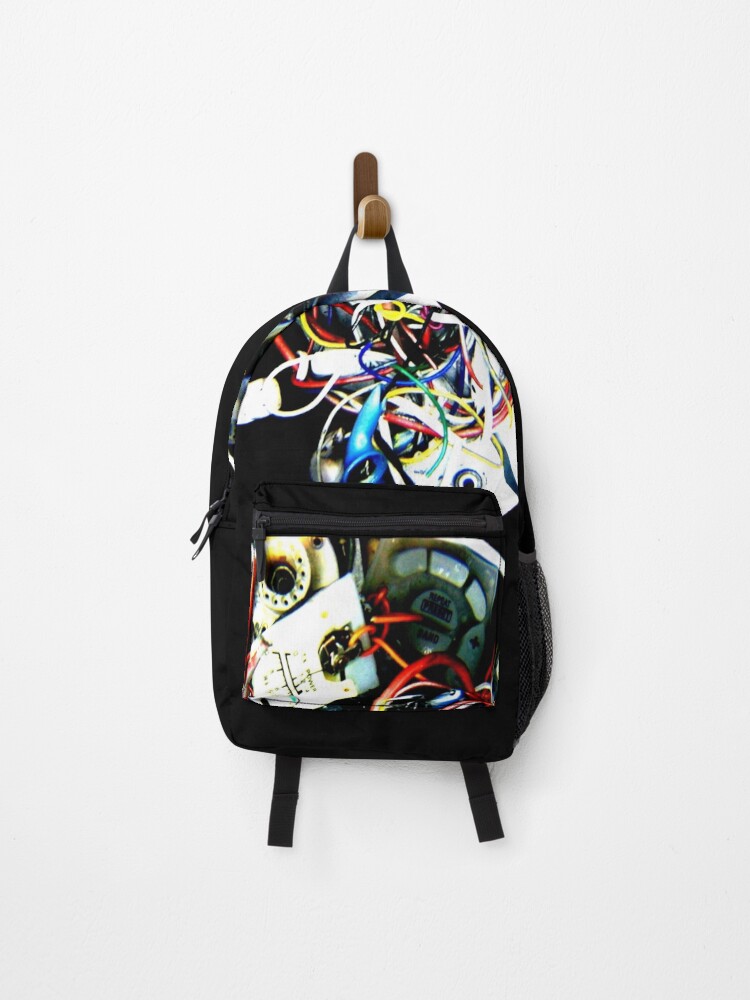 Thumbnail 1 of 3, Backpack, Wire Chip designed and sold by humanalien.