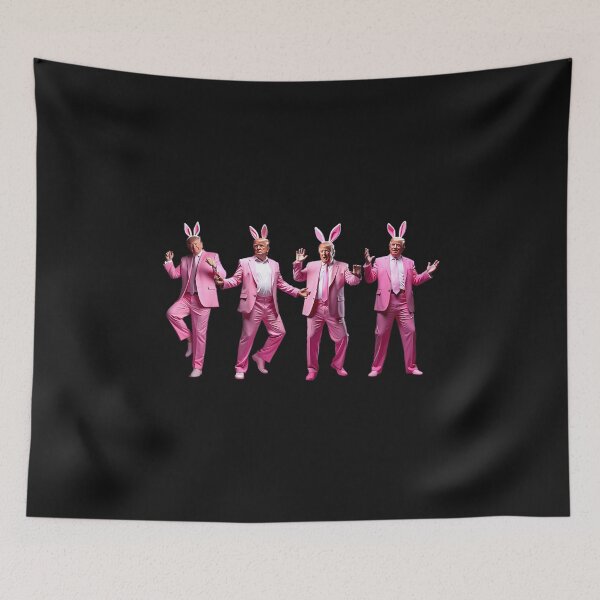 Item preview, Happy Easter Bunny Spring Hunt Eggs Rabbit Funny Trump Dance  designed and sold by TalalosART.