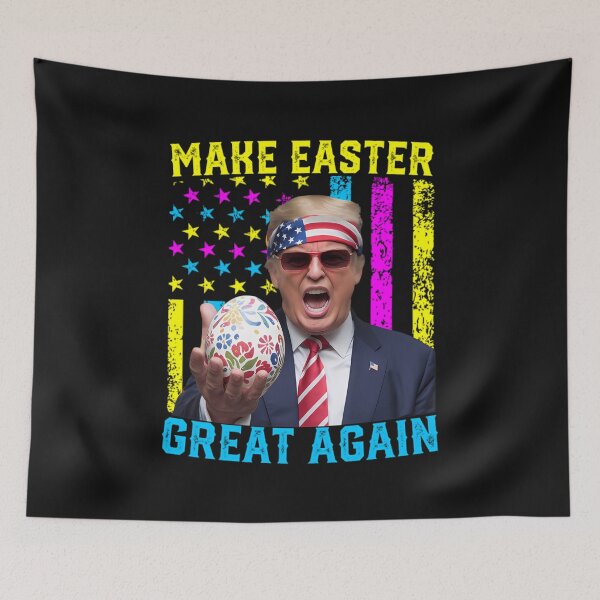 Item preview, Make Easter Great Again Funny Trump Bunny Spring Hunt Eggs  designed and sold by TalalosART.