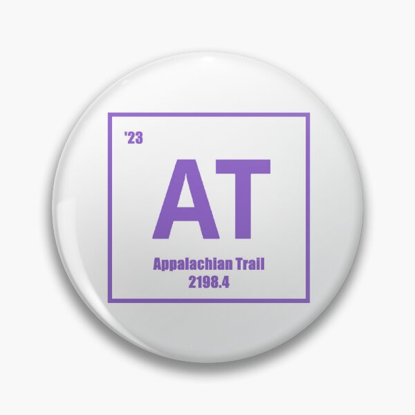 Artikelvorschau, 2023 Appalachian Trail Periodensystem Element entworfen und verkauft von GrapeHikes.