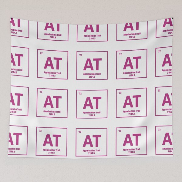 Item preview, 2022 Appalachian Trail Thru Hike Tag Periodic Table Element designed and sold by GrapeHikes.