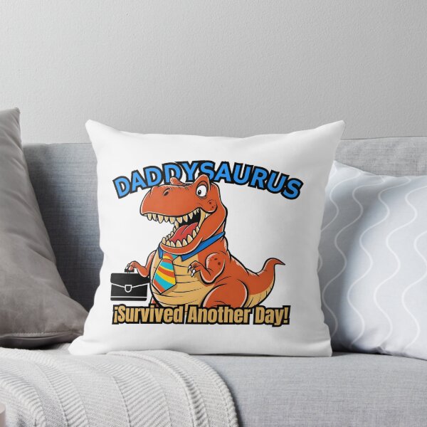 Item preview, Daddysaurus Rex Out Of Work Funny Sticker for Dinosaur Dad designed and sold by SaavedraDesign.