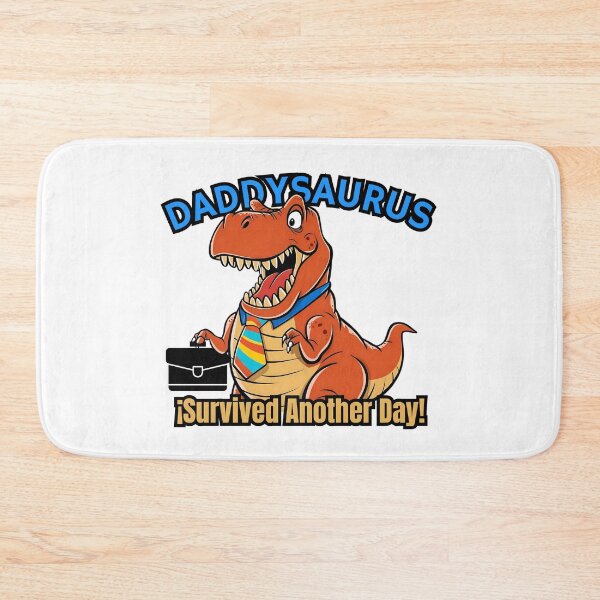Item preview, Daddysaurus Rex Out Of Work Funny Sticker for Dinosaur Dad designed and sold by SaavedraDesign.