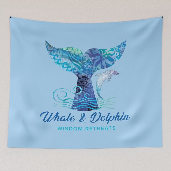 Item preview, Whale & Dolphin Wisdom Retreats Logo designed and sold by Whale & Dolphin Wisdom Retreats.