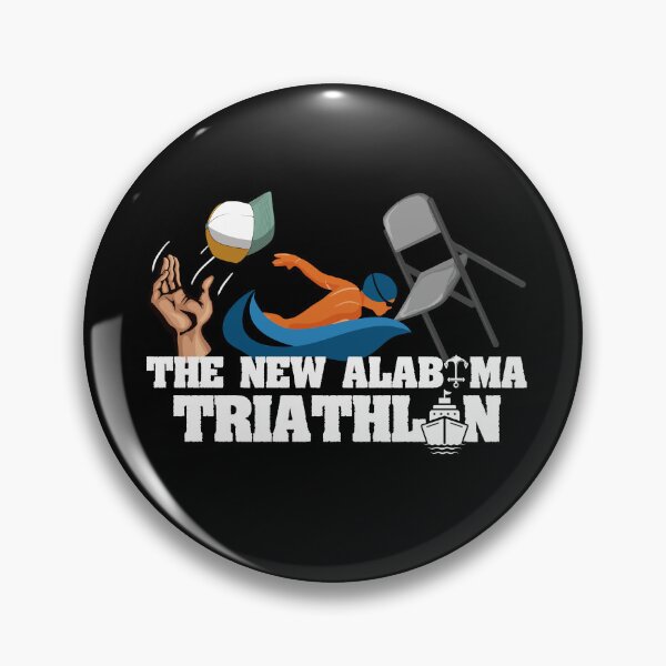 Item preview, Funny New Triathlon Alabama Riverboat Swimmer Hat Chair Meme designed and sold by Dressed For  Duty.