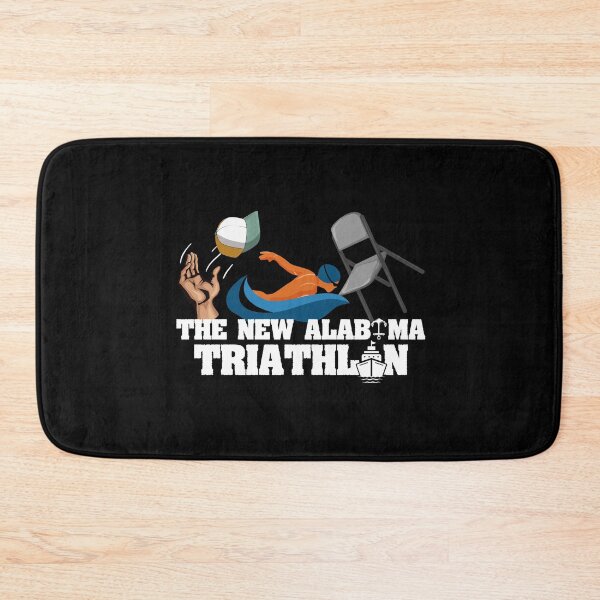 Item preview, Funny New Triathlon Alabama Riverboat Swimmer Hat Chair Meme designed and sold by Dressed For  Duty.