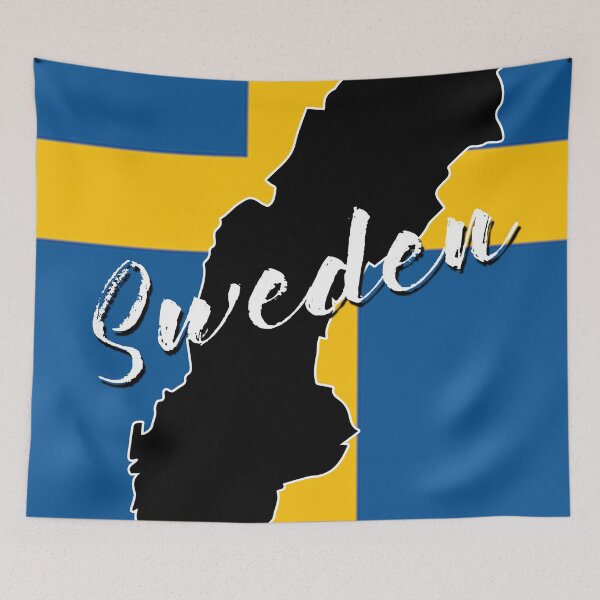 Item preview, Swedish Map Italian Flag Art Print - Swede Patriotic Home Decor - Scandinavian Wall Art - Unique Sweden Italy Flag Design - Nordic Gift Idea designed and sold by emilypigou.