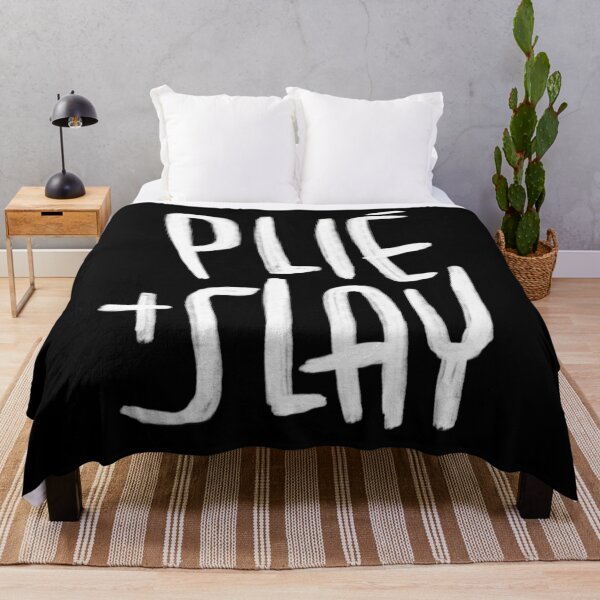 Item preview, Plie and Slay, ballet quote, motivational for dancer designed and sold by danceink.