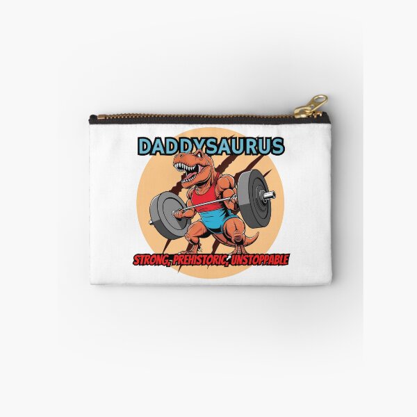 Item preview, Daddysaurus Rex Funny Workout Sticker for Gym Lover designed and sold by SaavedraDesign.