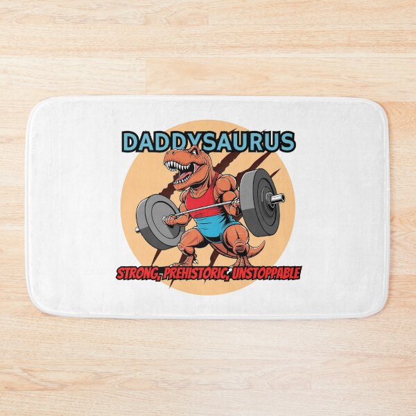 Item preview, Daddysaurus Rex Funny Workout Sticker for Gym Lover designed and sold by SaavedraDesign.