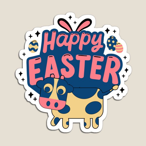 Item preview, cow easter designed and sold by lino4king.