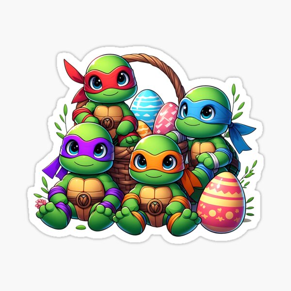Item preview, A Ninja Turtle Easter designed and sold by Inimitable Images.