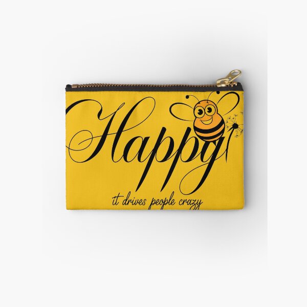 Item preview, bee happy it drives people crazy shirt designed and sold by CanvaSnap ⭐⭐⭐⭐⭐.